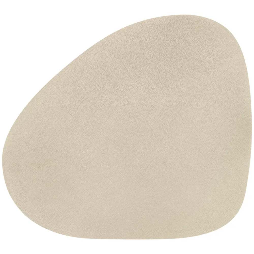 ERWIN M. Tischset Kaja organisch; 37x41 cm (BxL); beige; oval; 4 Stück / Pack