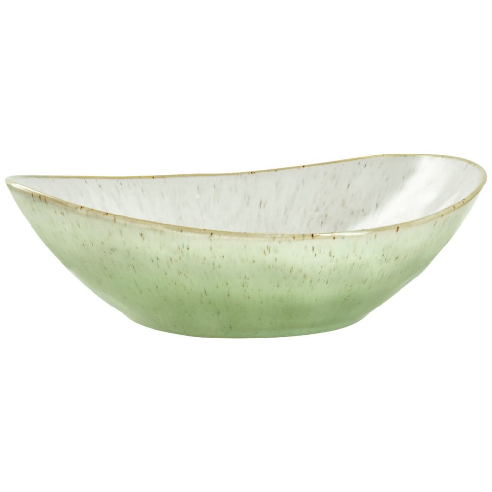 VEGA Schale Cascais organisch oval; 400 ml, 19.5x17x5 cm (LxBxH); hellgrün; oval; 4 Stück / Pack