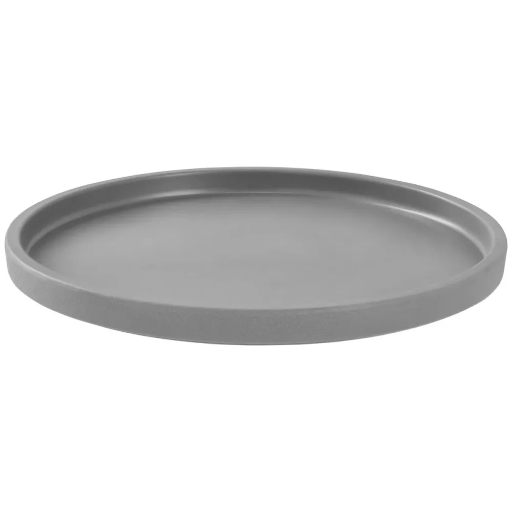 VEGA Teller flach Kanas rund; 21.5x1.7 cm (ØxH); grau; rund; 6 Stück / Pack