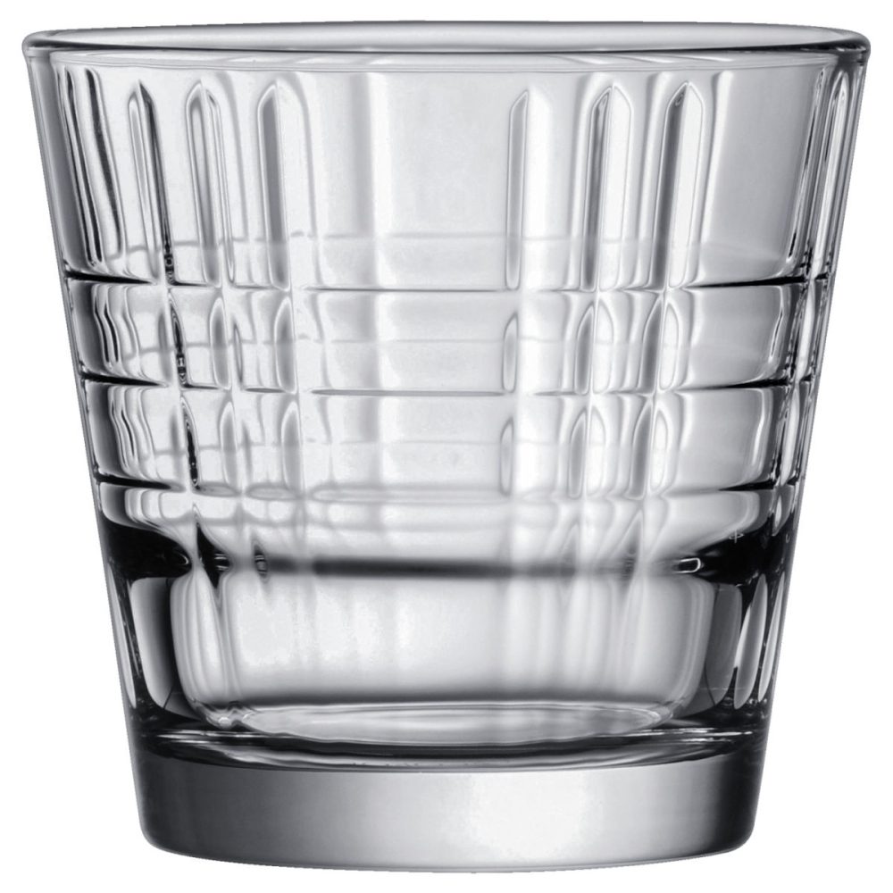 Arcoroc Trinkglas Stack up Cross; 210 ml, 8x8 cm (ØxH); transparent; 6 Stück / Pack