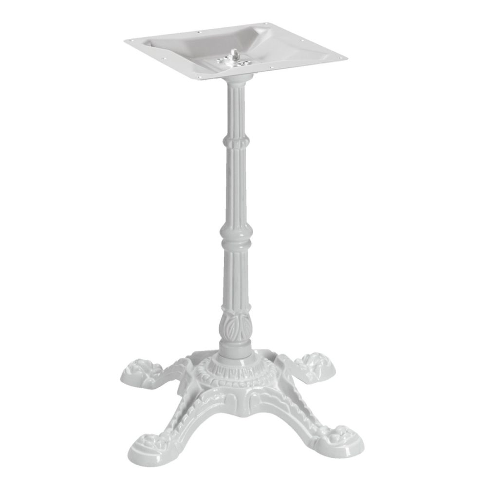 VEGA Indoor Tischgestell Nostalgie; 42x42x72 cm (BxLxH); weiss