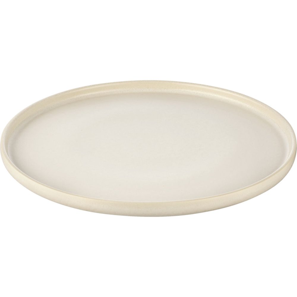 Playground Teller flach Nara; 21x2.5 cm (ØxH); creme; rund; 6 Stück / Pack