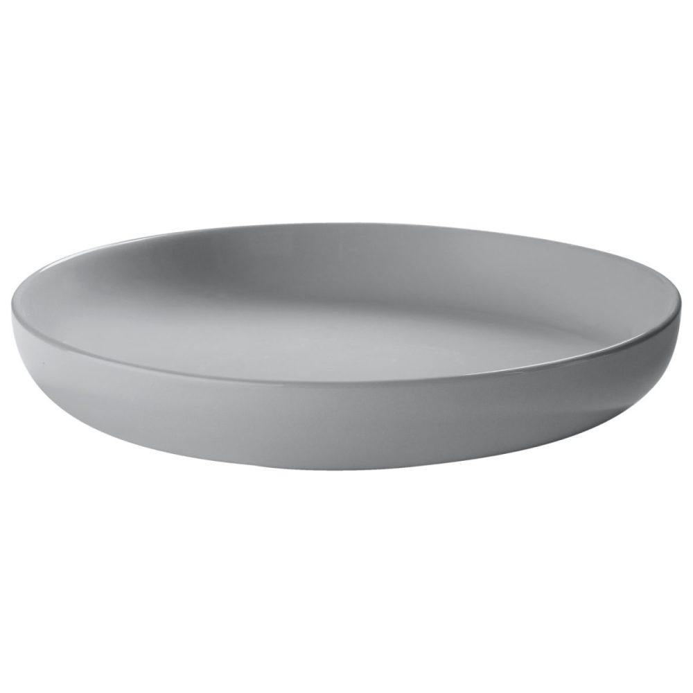 PULSIVA Teller tief Guscia; 800 ml, 22.4x4.3 cm (ØxH); grau; rund; 6 Stück / Pack