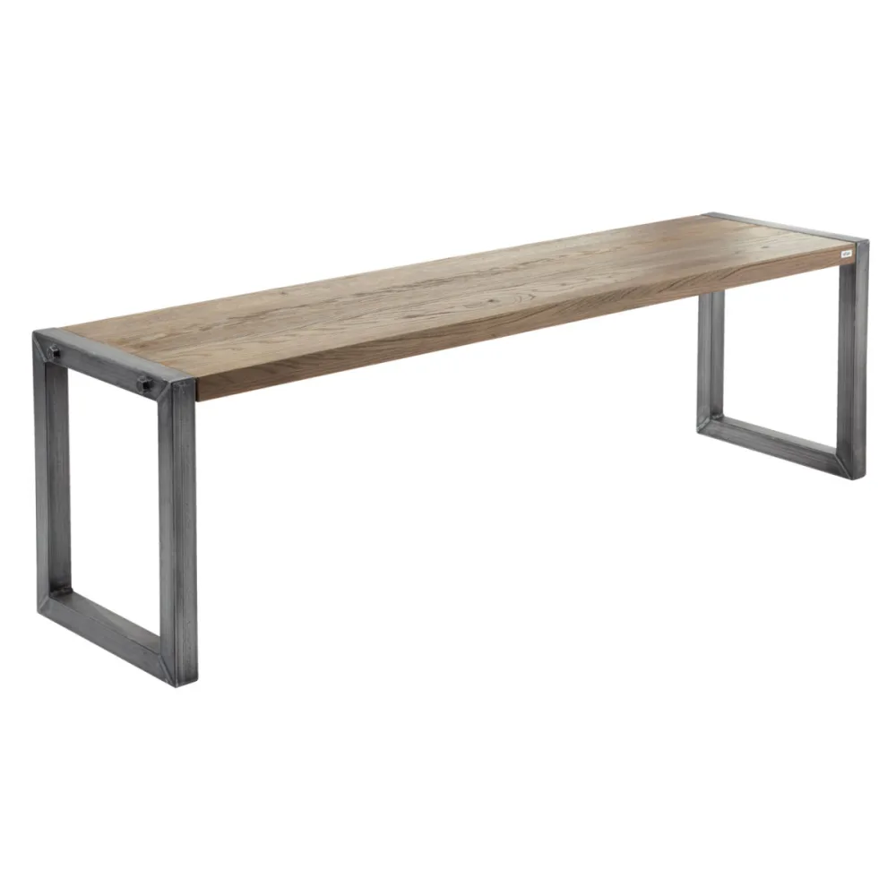 VEGA Sitzbank Torres 3-Sitzer; 148x38x45 cm (BxTxH); eiche antik/grau