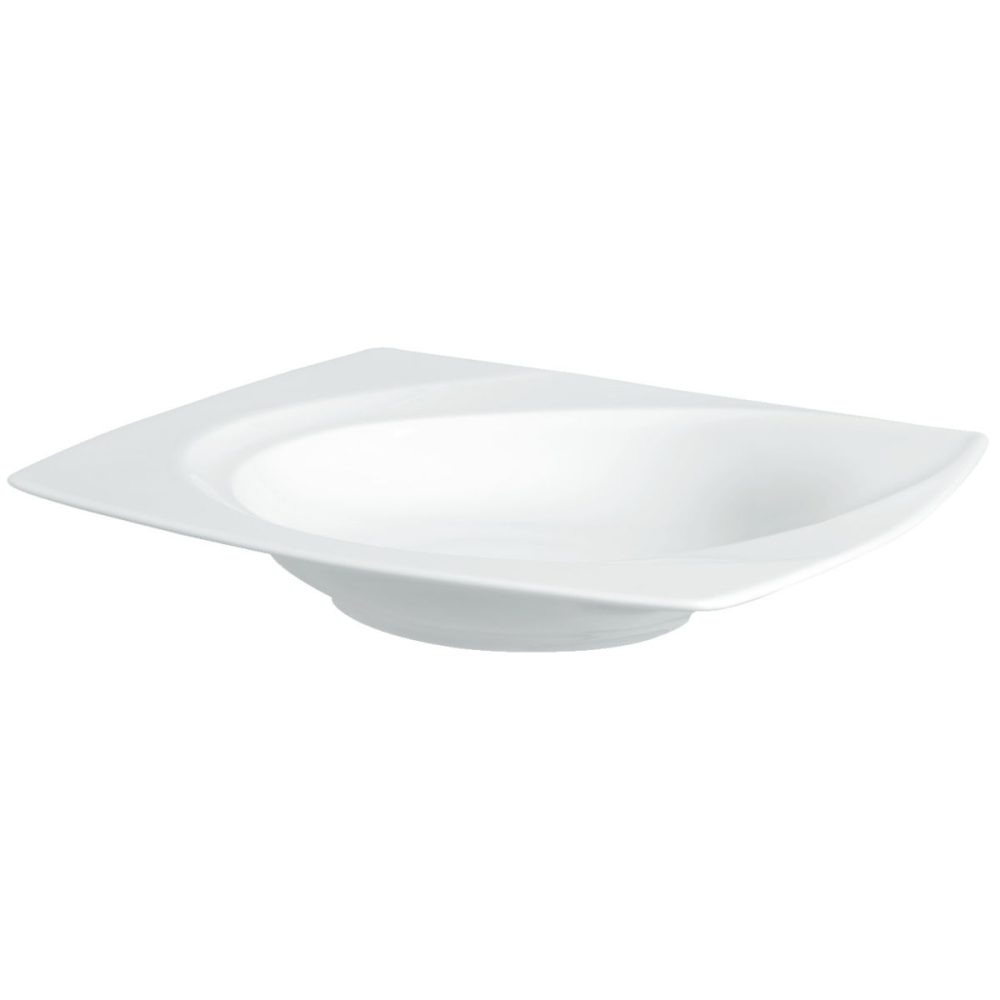 VEGA Teller tief Vilano; 400 ml, 23x23x4 cm (LxBxH); weiss; quadratisch; 6 Stück / Pack