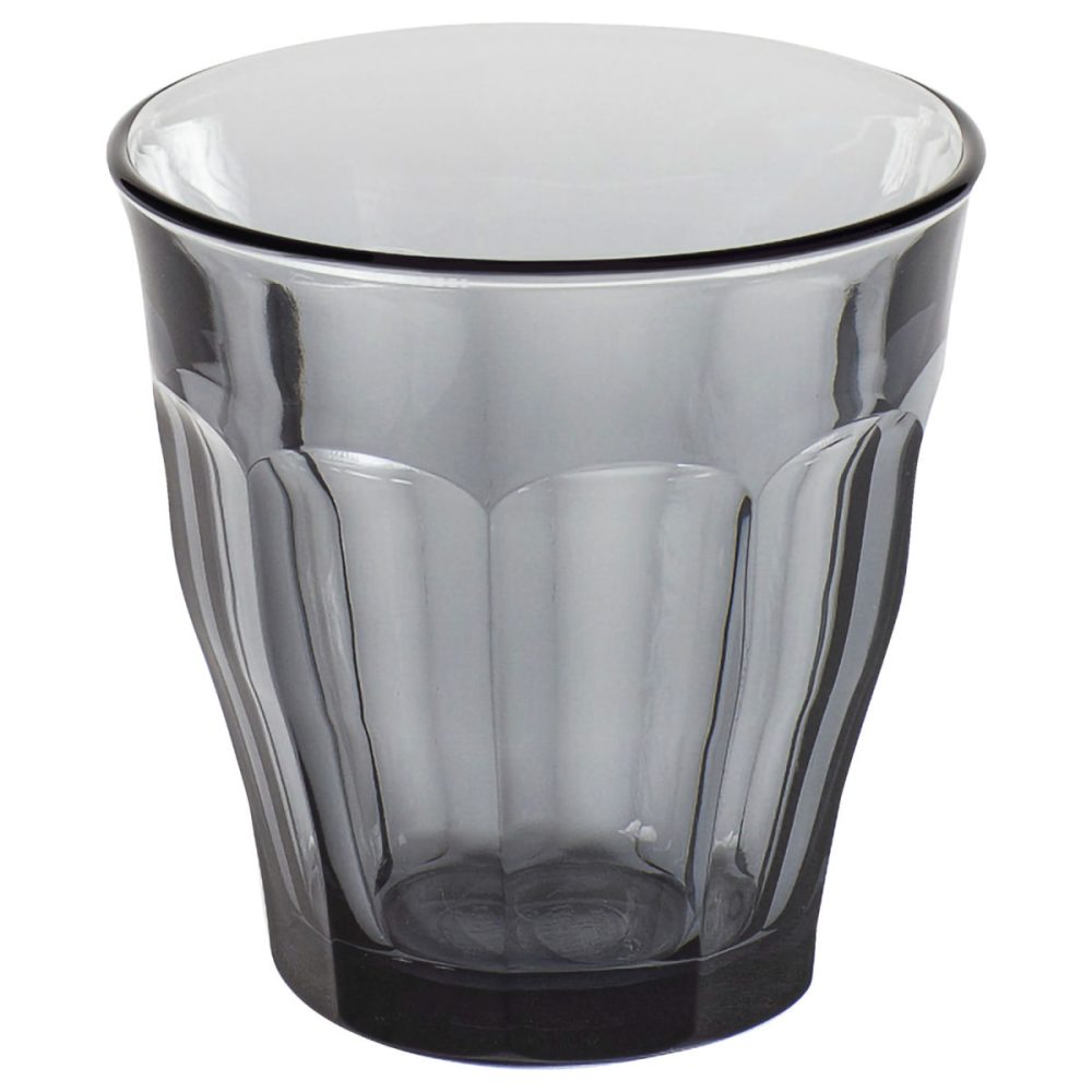 Duralex Universalglas  Picardie farbig; 250 ml, 8.7x9 cm (ØxH); grau; 6 Stück / Pack