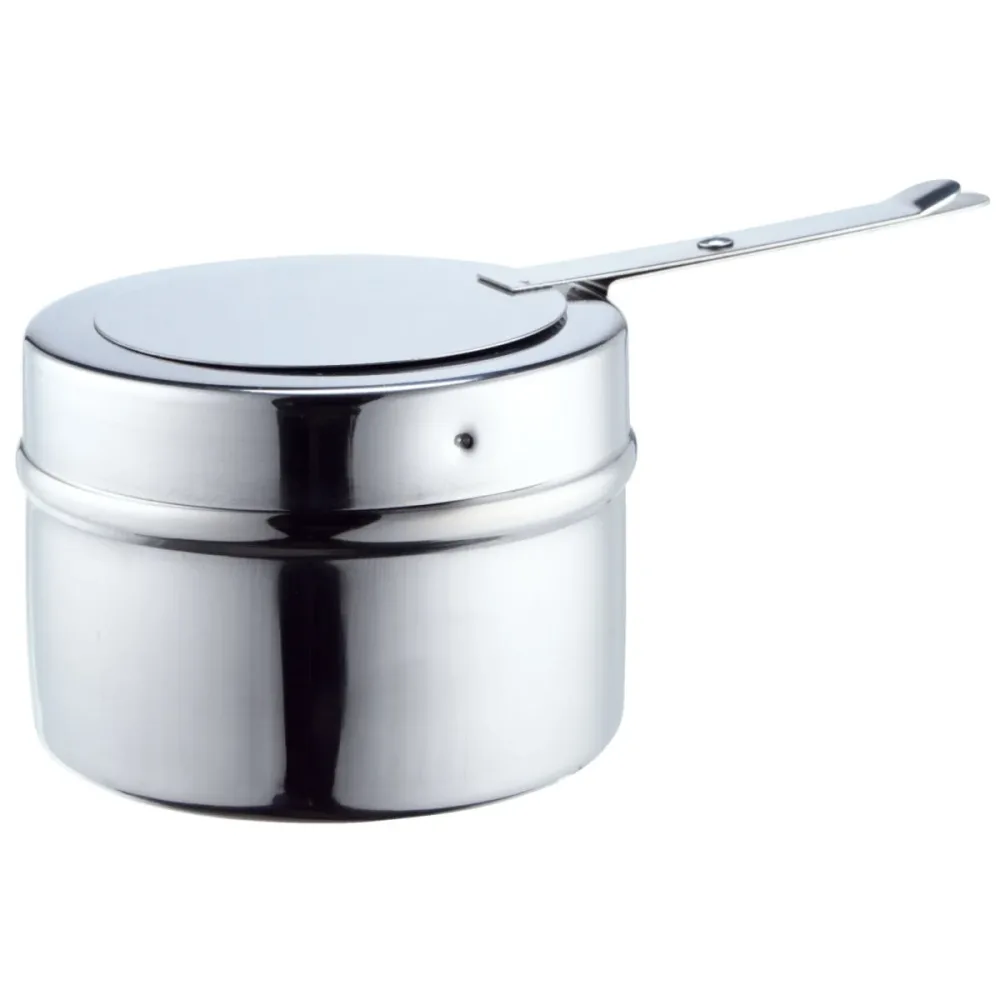 PULSIVA Brennpastenbehälter; 9x6 cm (ØxH); silber; 2 Stück / Pack