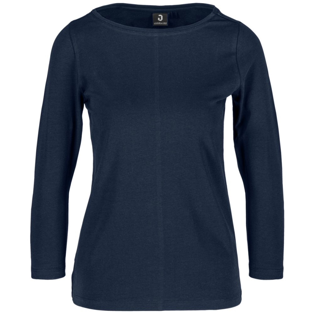 JOBELINE Damen Shirt Malme Dreiviertelarm; Kleidergrösse S; navy