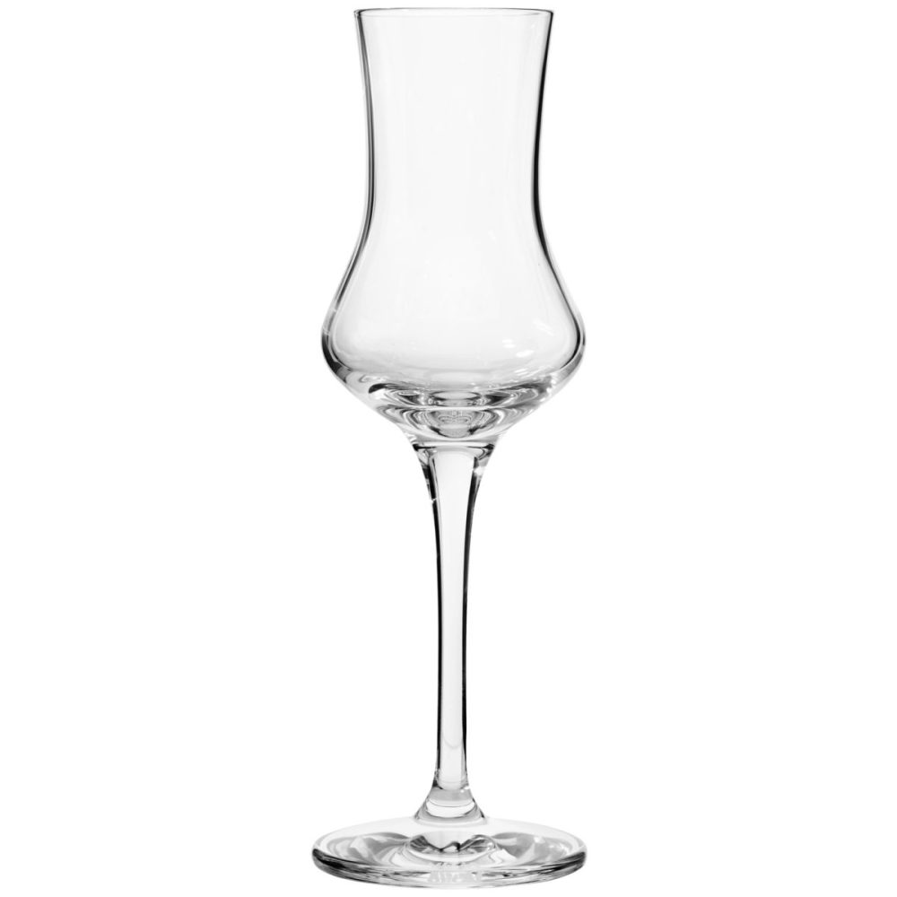 VEGA Grappaglas Chateau ohne Eichstrich; 100 ml, 4.1x17.4 cm (ØxH); transparent; 6 Stück / Pack