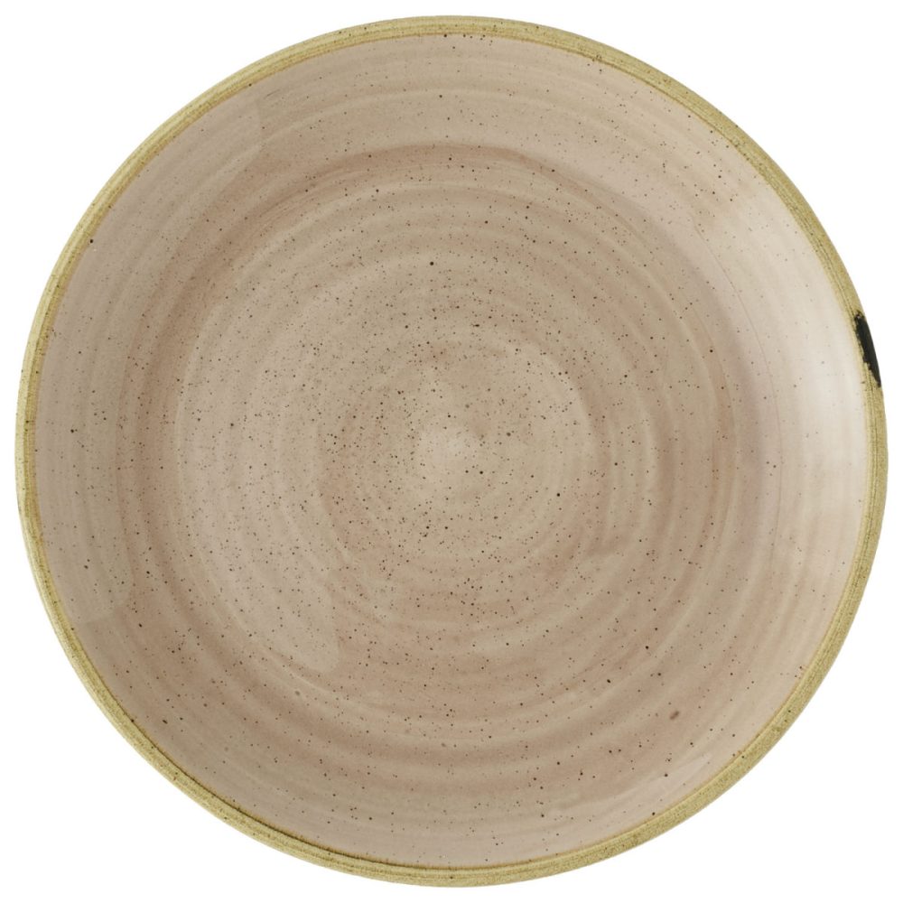 Churchill Coupeteller flach Stonecast Truffle; 16.5 cm (Ø); hellbraun/braun; rund; 12 Stück / Pack
