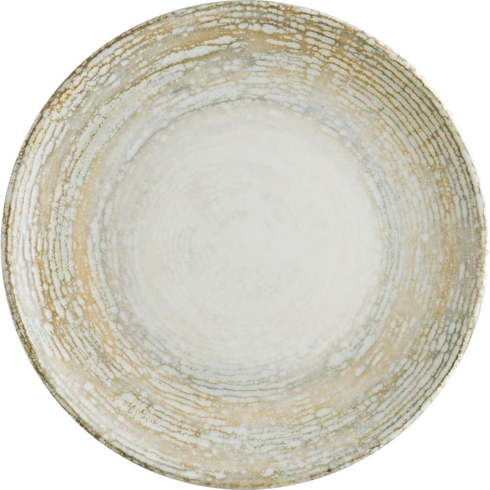 Bonna Teller flach Patera; 30 cm (Ø); weiss/beige; rund; 6 Stück / Pack