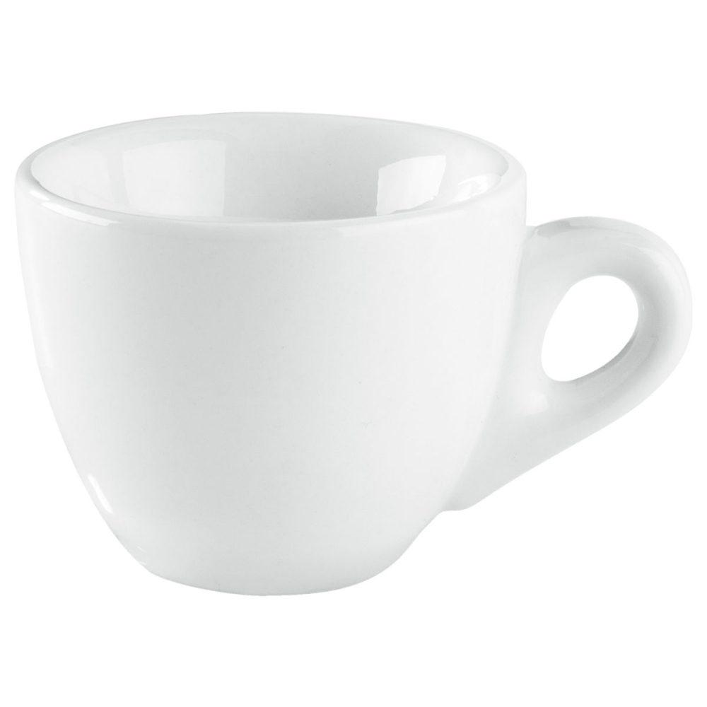 PULSIVA Espressotasse Nissa; 70 ml, 6.5x5 cm (ØxH); weiss; rund; 6 Stück / Pack