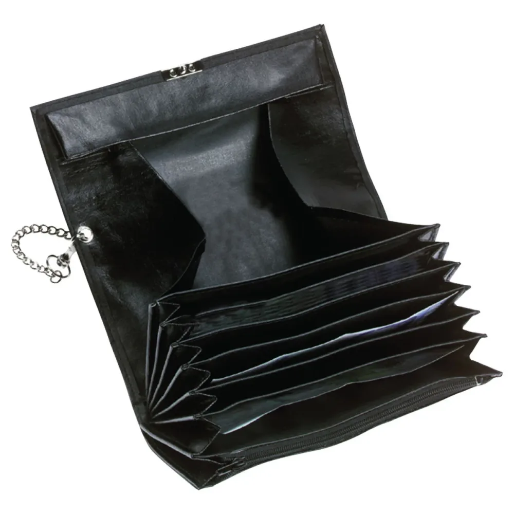 PULSIVA Kellnerbörse Basic; 18.3x9.6 cm (LxB); schwarz; rechteckig