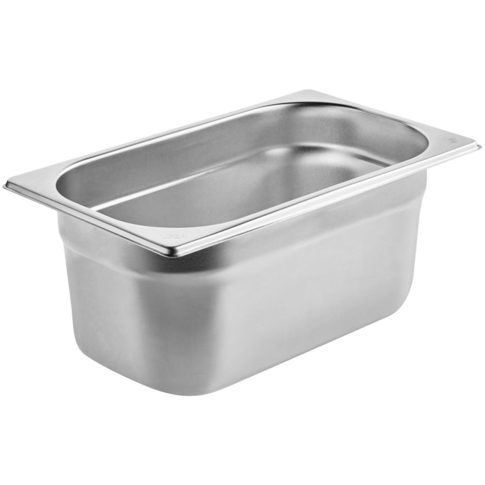 VEGA GN-Behälter Premium  1/4; GN 1/4, 2500 ml, 26.5x16.2x10 cm (LxBxT); silber