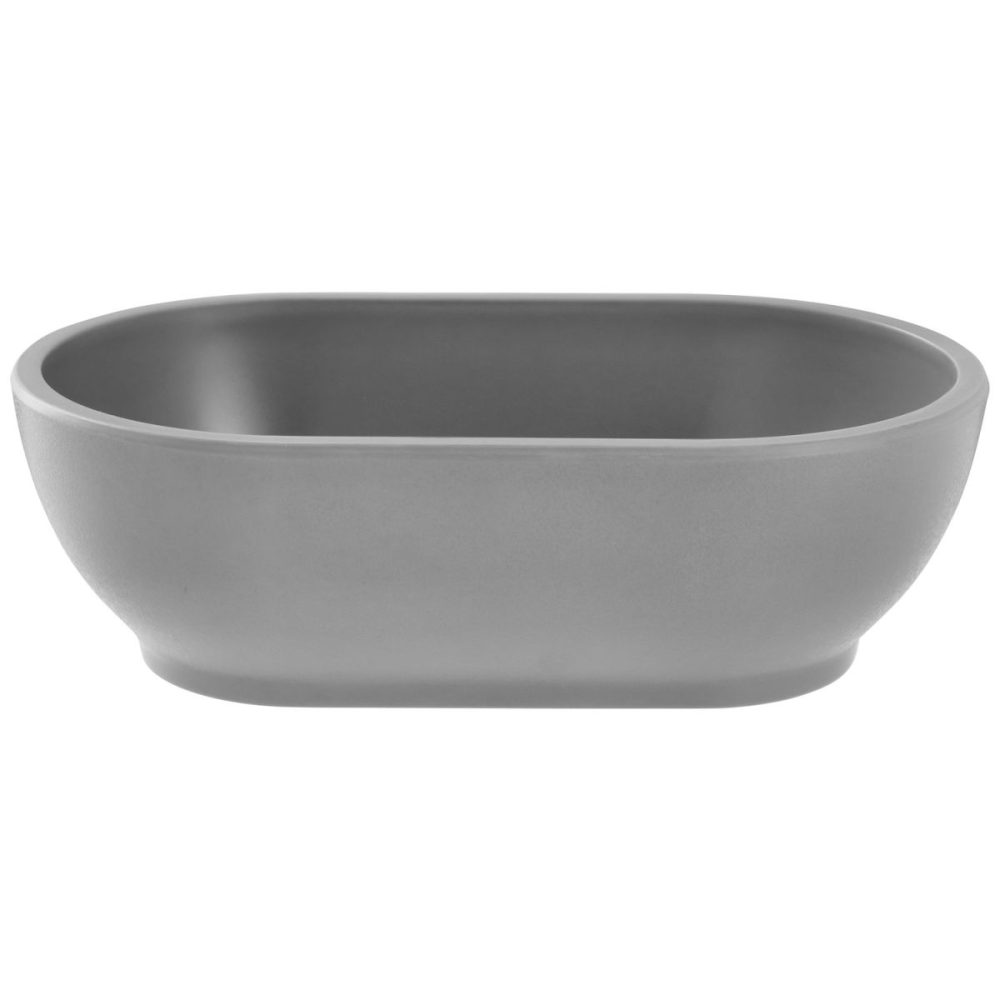 VEGA Schale Kanas oval; 500 ml, 17.6x10.8x5.5 cm (LxBxH); grau; oval; 6 Stück / Pack