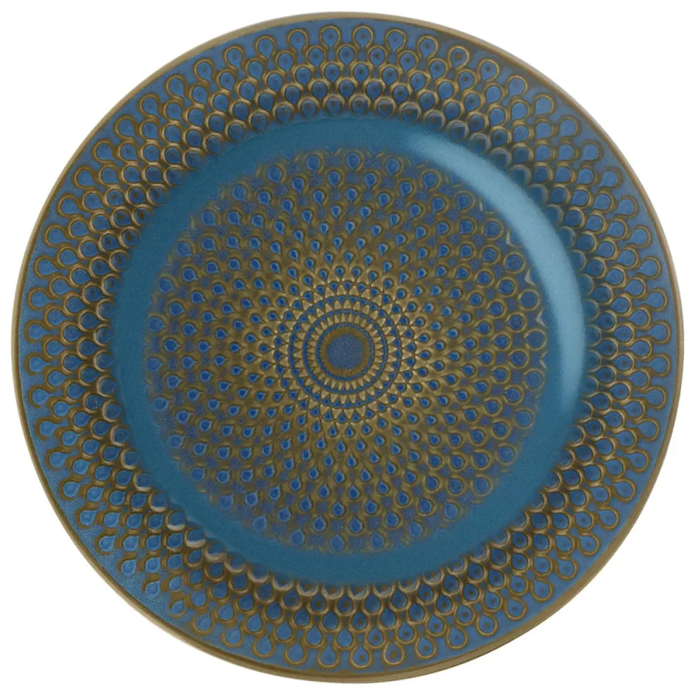 VEGA Teller flach Aranda; 20.5 cm (Ø); blau; rund; 4 Stück / Pack