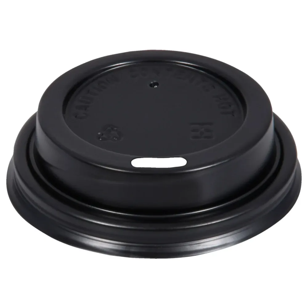 WIMEX Domdeckel für Trinkbecher To Go Espresso; 6.2x1.5 cm (ØxH); schwarz; 50 Stück / Pack