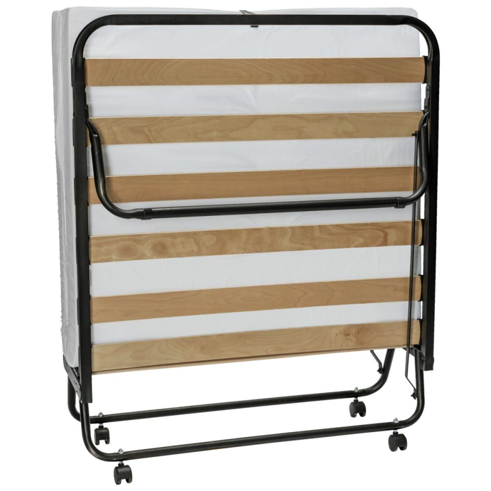 VEGA Klappbett Ron; 90x200x39 cm (BxLxH); schwarz; H2-medium
