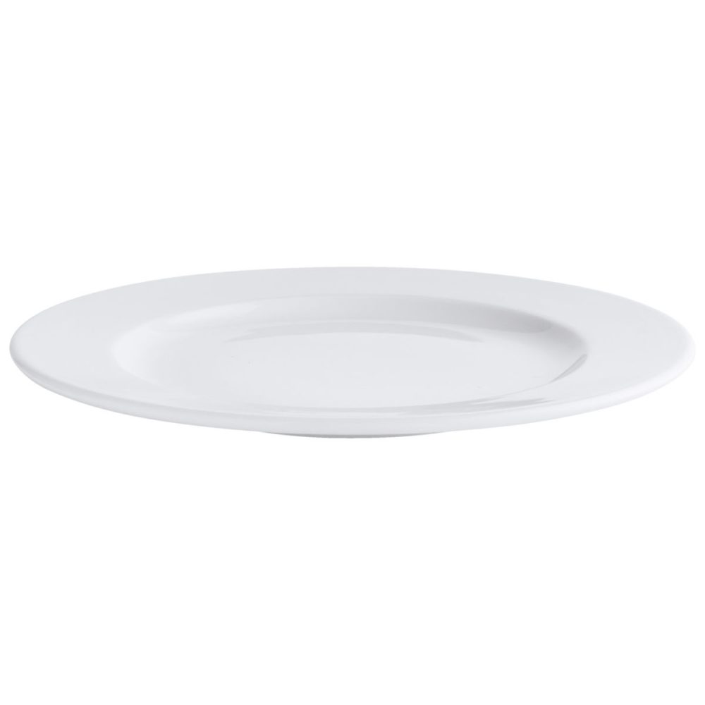 PULSIVA Teller flach Stackora; 26 cm (Ø); weiss; rund; 6 Stück / Pack