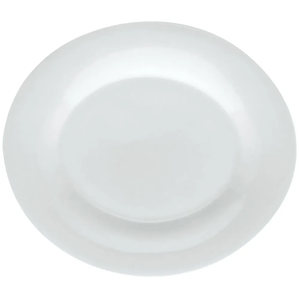 VEGA Platte Pallais oval; 25x21.5x2.5 cm (LxBxH); weiss; oval; 4 Stück / Pack