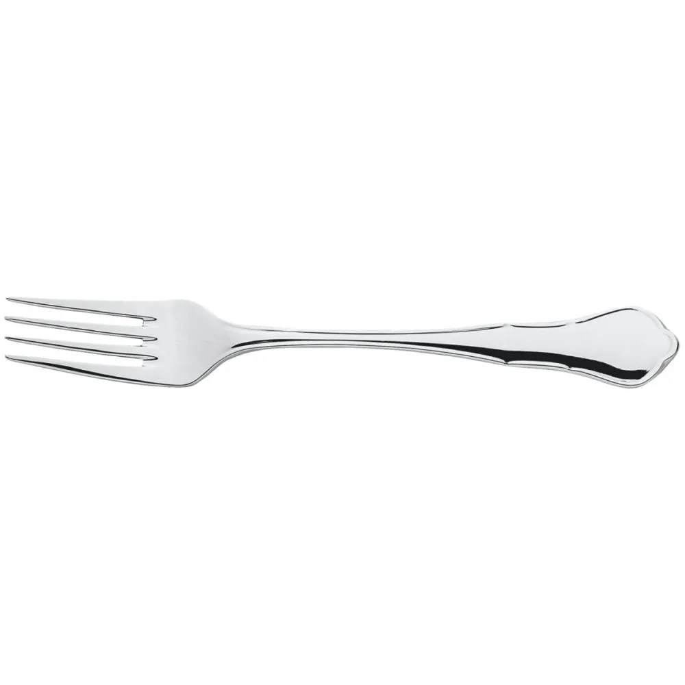 PULSIVA Menügabel Malaga II; 20.2 cm (L); silber, Griff silber; 12 Stück / Pack