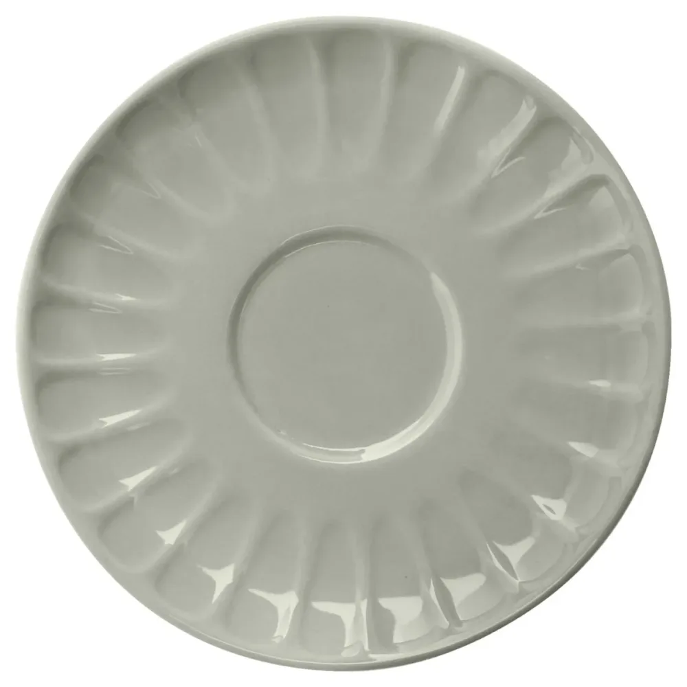 VEGA Kombi-Untertasse Bel Colore; 14 cm (Ø); grau; 6 Stück / Pack