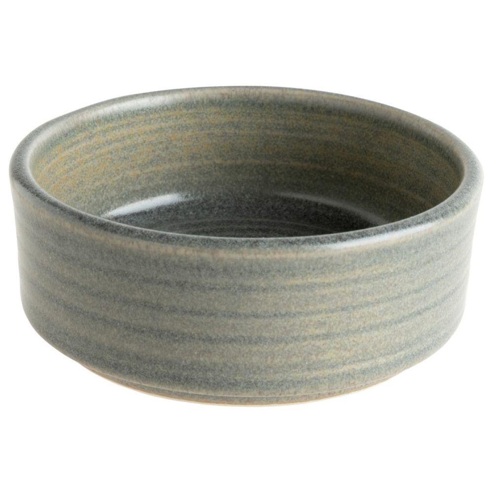 Bonna Schale Hornfels Ripple stapelbar; 1020 ml, 18x6 cm (ØxH); grau; rund; 12 Stück / Pack