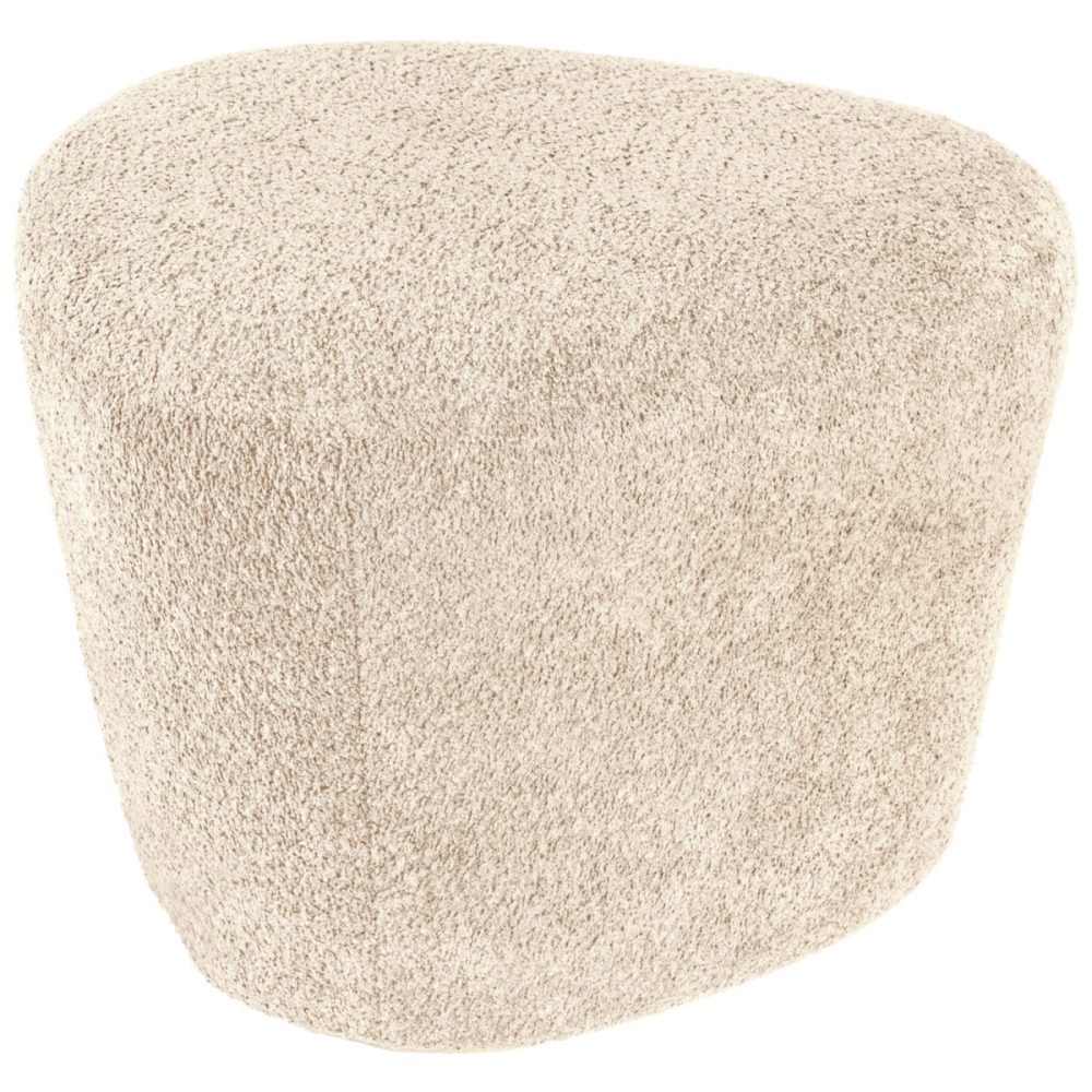 VEGA Hocker Norsk Bouclé; 43x43x46 cm (BxTxH); beige