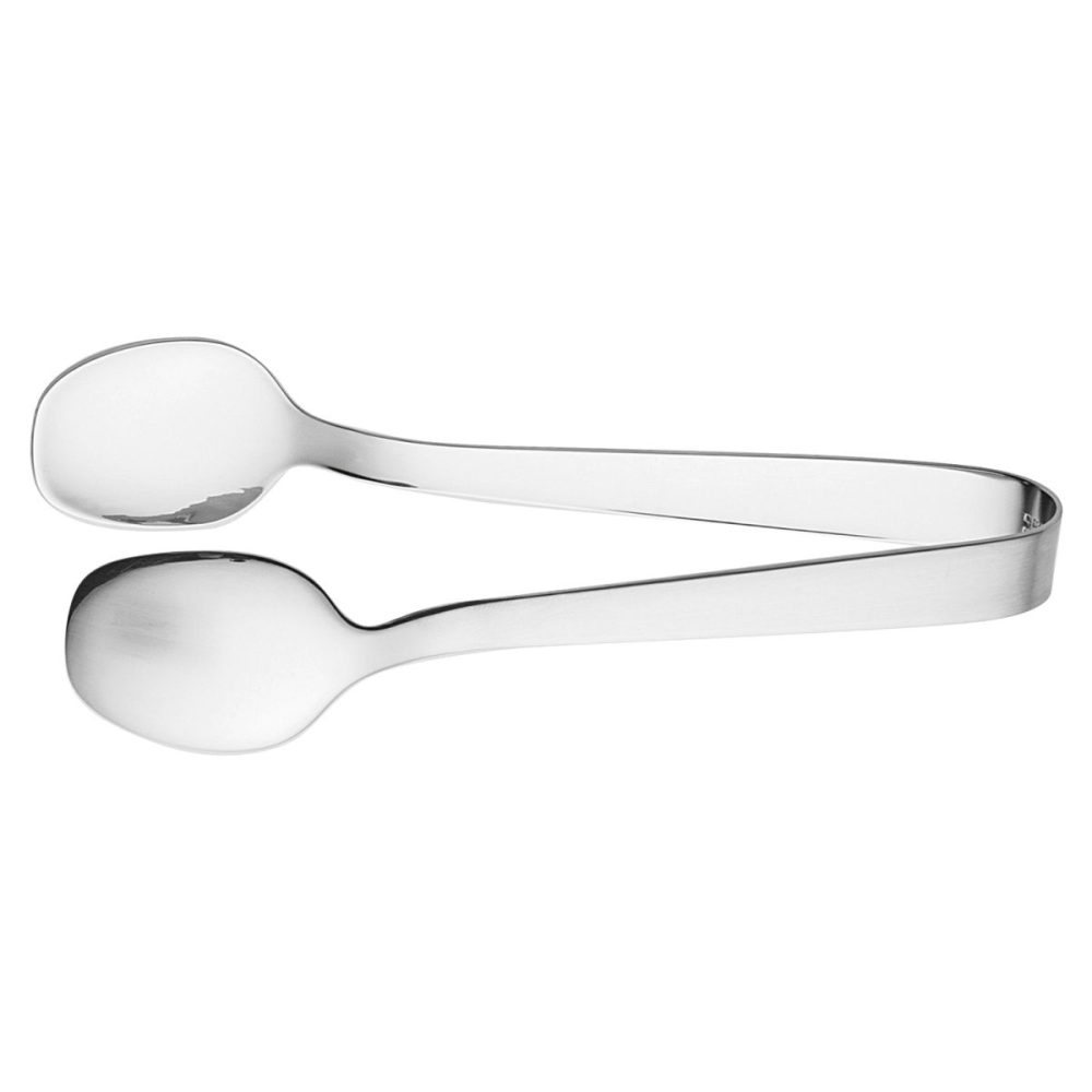Picard + Wielpütz Zuckerzange Girona matt; 10.8 cm (L); silber