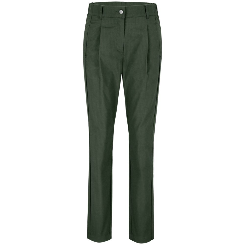 JOBELINE Damen Kochhose Joggfit Ripstop; Kleidergrösse 34; dunkeloliv