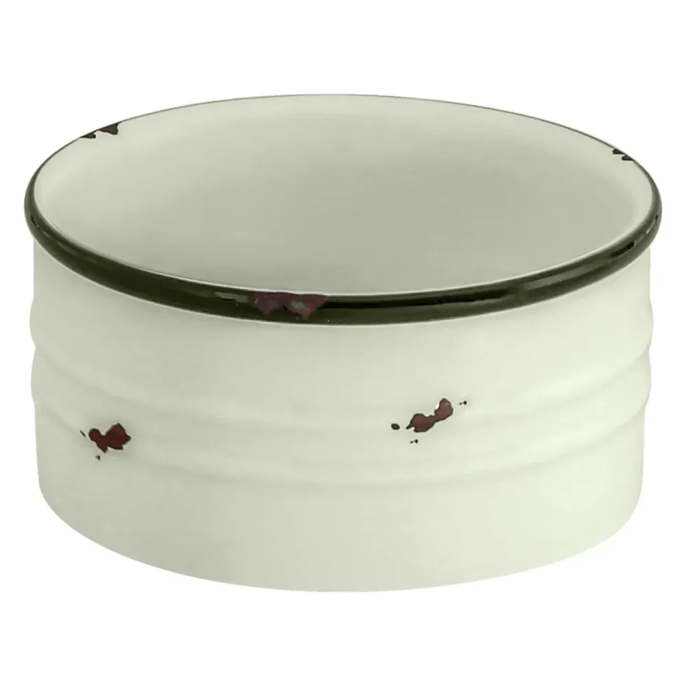 VEGA Schälchen Liron; 180 ml, 9x4 cm (ØxH); cremeweiss/schwarz; rund; 12 Stück / Pack