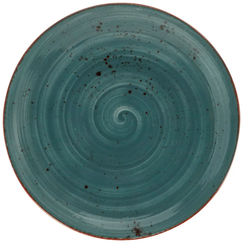 VEGA Teller flach Nebro; 31 cm (Ø); blau; rund; 4 Stück / Pack