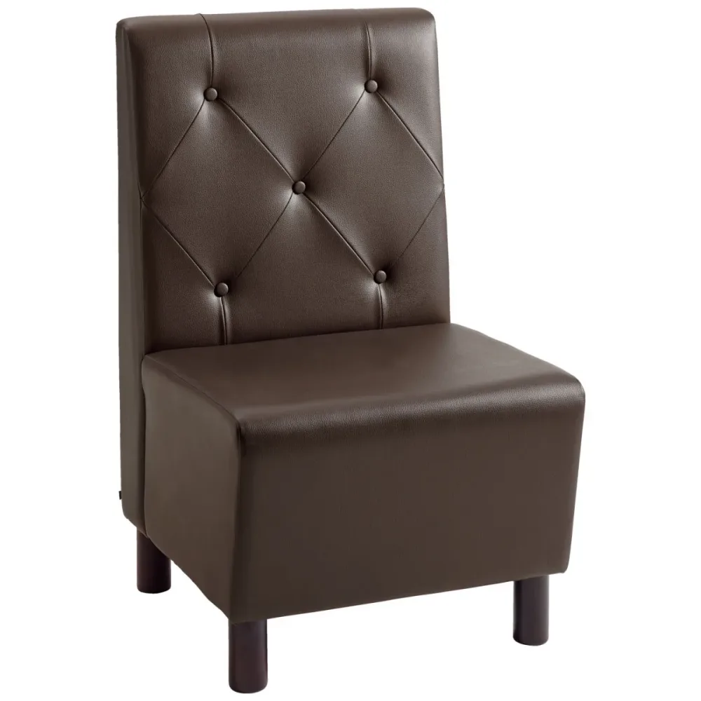 VEGA Polsterbank Lerida Kunstleder, 1-Sitzer; 60x62x102 cm (BxTxH); braun