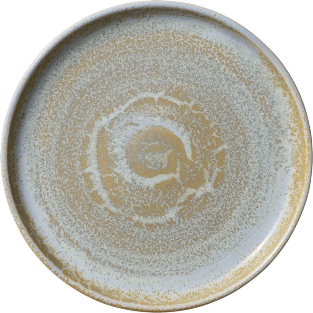 HEART&SOUL Teller flach Perfect Match Breeze hoher Rand; 21.4x2.3 cm (ØxH); gold/hellblau/weiss; rund; 6 Stück / Pack