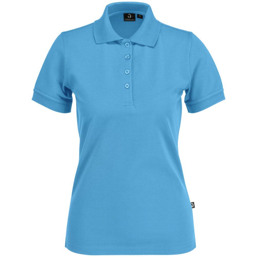 JOBELINE Damen Poloshirt Fly Kurzarm; Kleidergrösse 3XL; türkis
