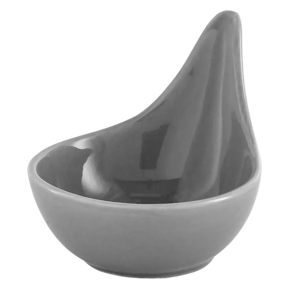 VEGA Mini-Schälchen Tropfen; 60 ml, 8.8x6.8x6.3 cm (LxBxH); hellgrau; 12 Stück / Pack