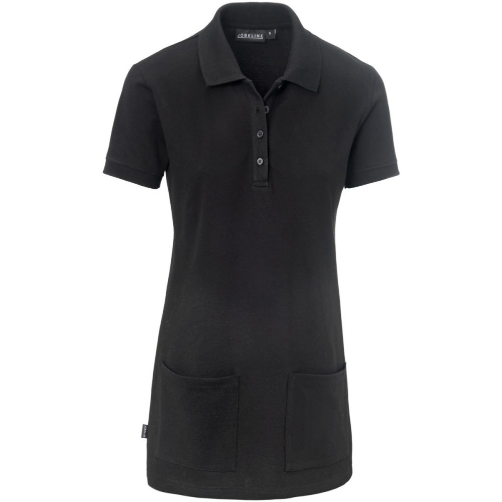 JOBELINE Damen-Polo Cato Comfort; Kleidergrösse XS; schwarz