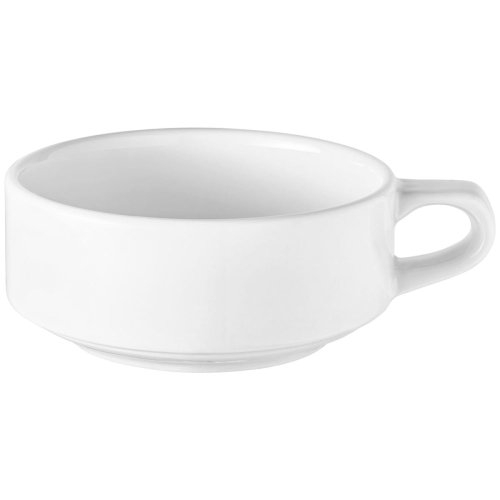VEGA Tee-Obertasse Base; 200 ml, 10x4.6 cm (ØxH); weiss; 6 Stück / Pack