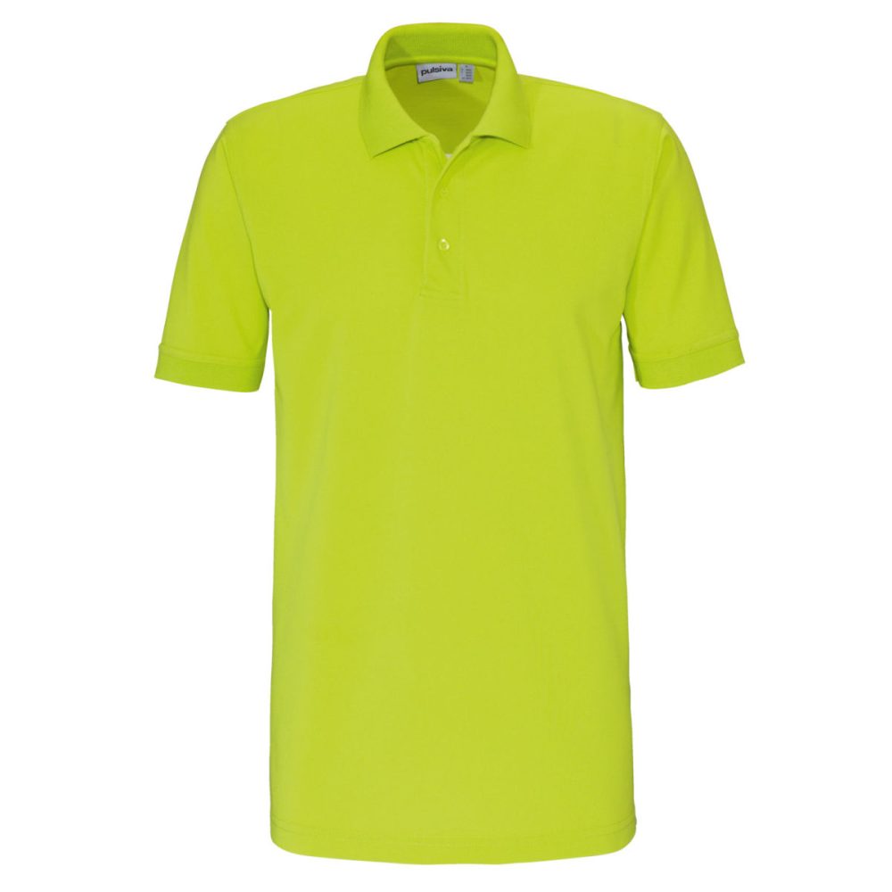 PULSIVA Herren Polo-Shirt Sunny Halbarm; Kleidergrösse S; apfelgrün