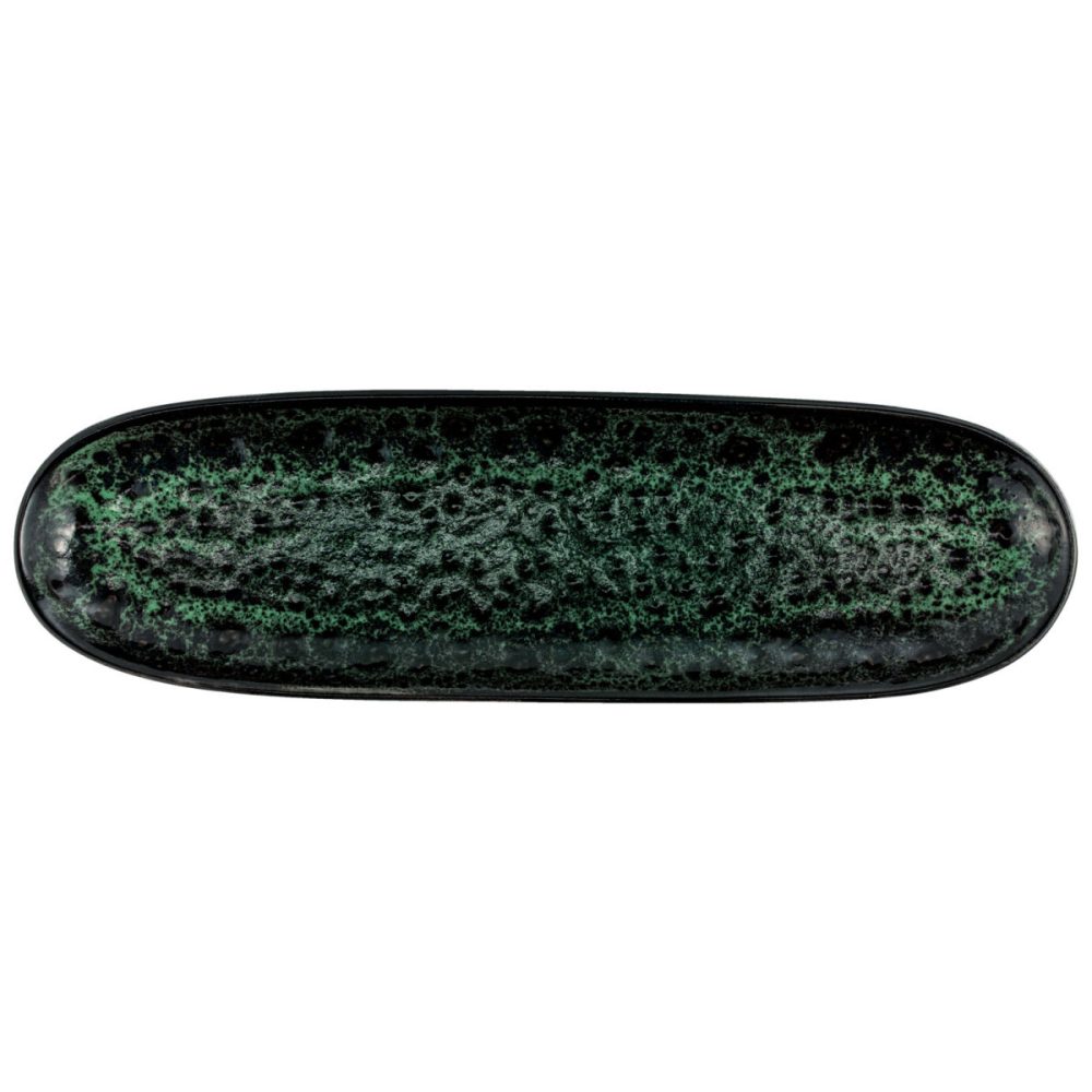 VEGA Servierplatte Black Reef oval; 33x10x2.5 cm (LxBxH); grün/schwarz; oval; 6 Stück / Pack