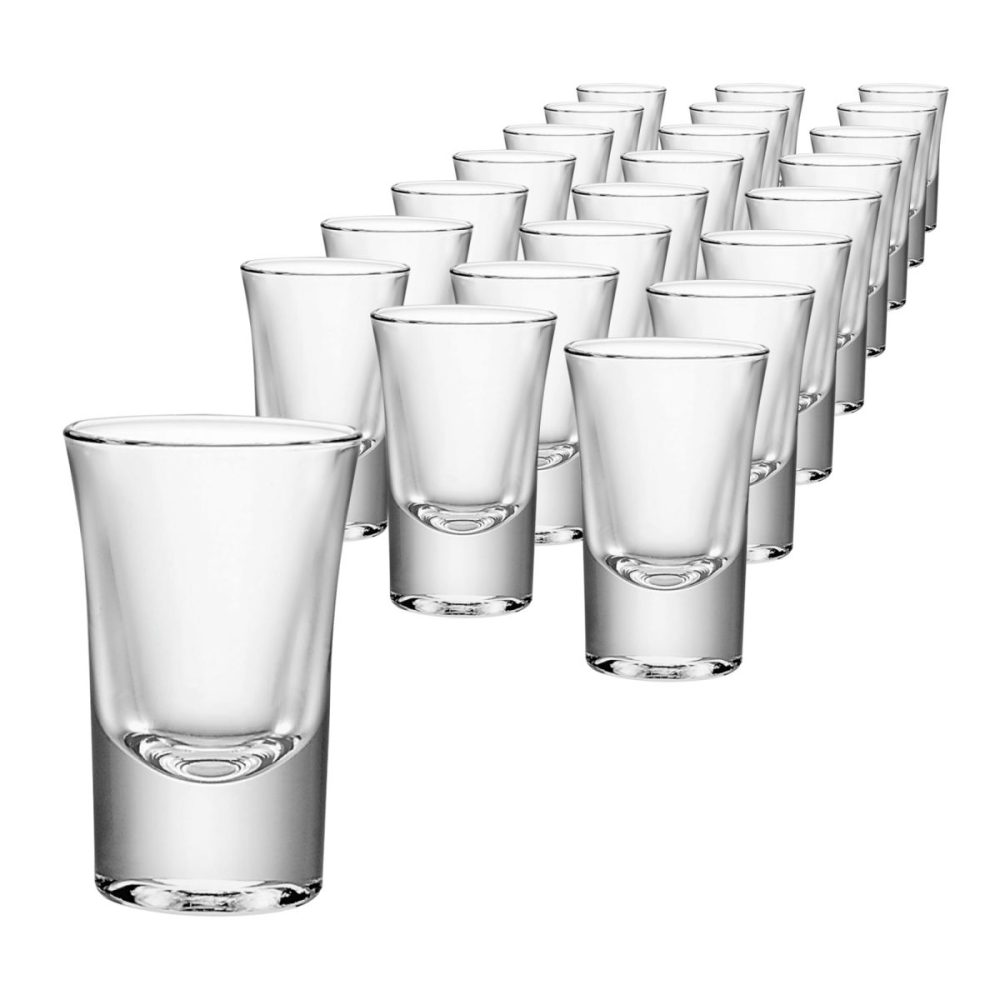 Bormioli Rocco Spar-Pack Schnapsglas Dublino ohne Eichstrich; 34 ml, 4.5x7 cm (ØxH); transparent; 24 Stück / Pack