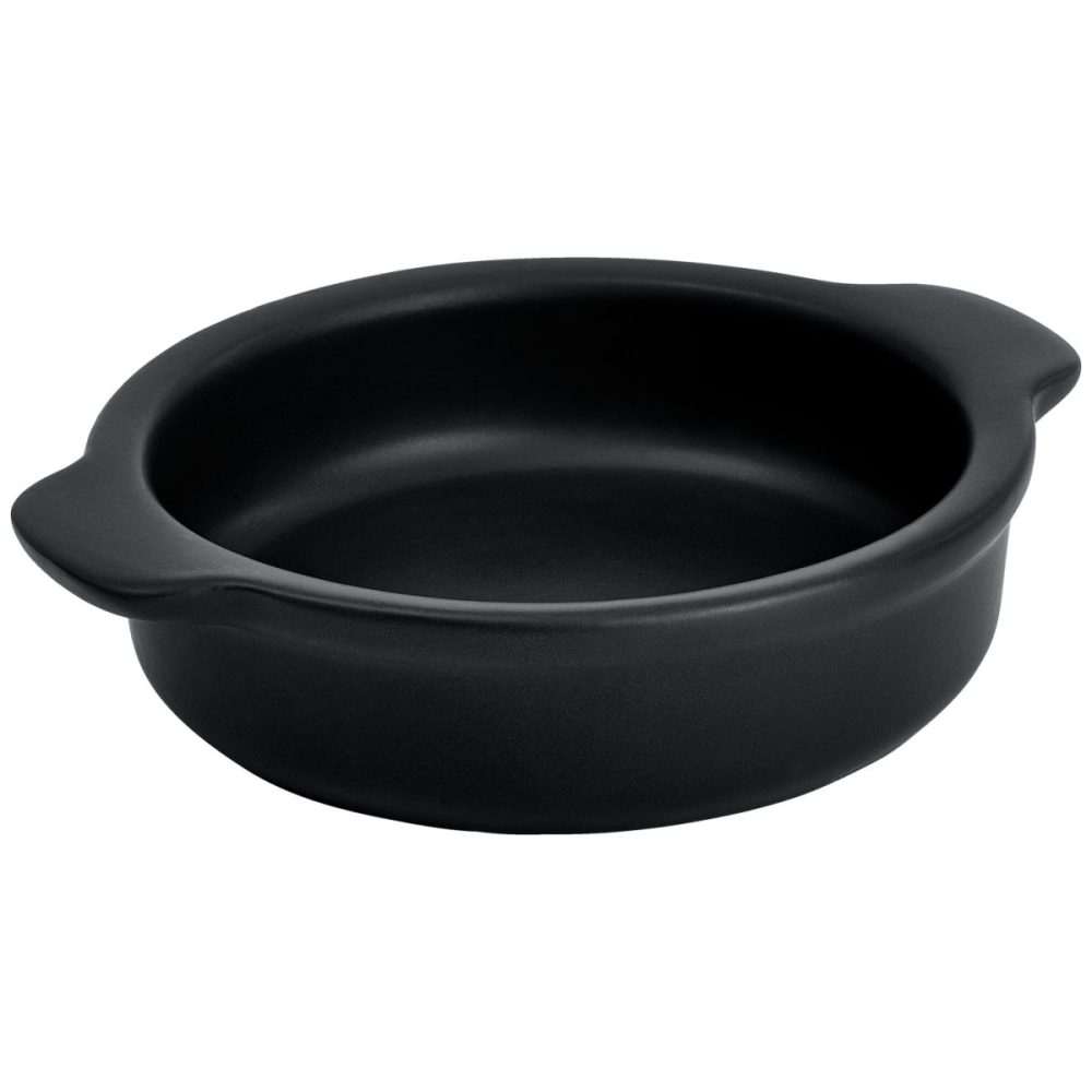 VEGA Schale Ferry rund mit Griff; 200 ml, 14x3 cm (ØxH); schwarz; rund; 6 Stück / Pack