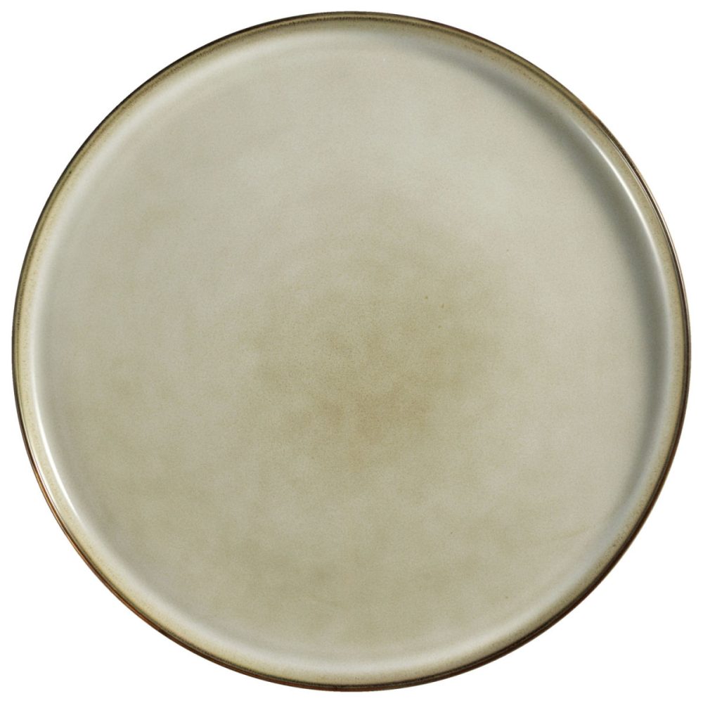 PULSIVA Teller flach Vintage; 28x1.8 cm (ØxH); beige; rund; 4 Stück / Pack