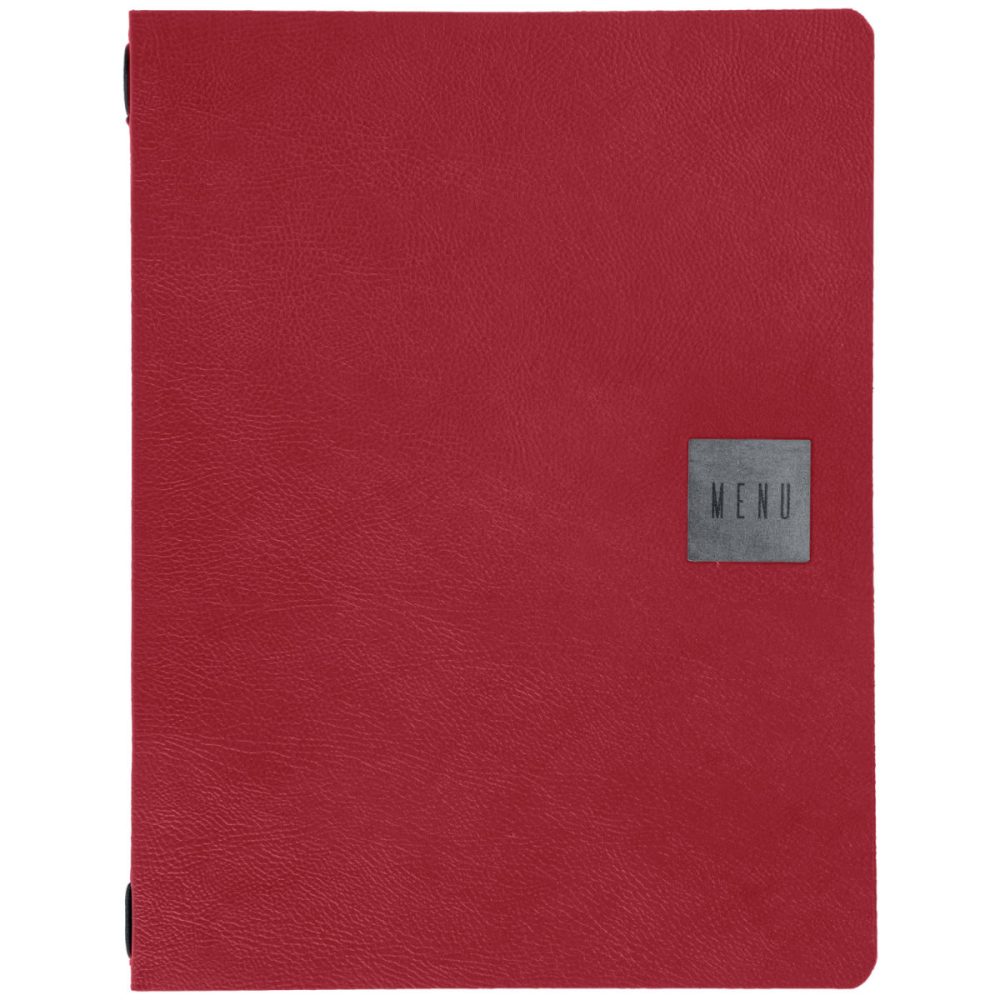 VEGA Speisekarte Abbotsford Menu, A4; DIN A4, 24x31.6 cm (BxH); rot
