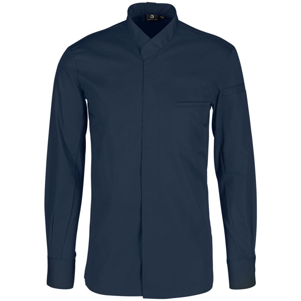 JOBELINE Herren Kochjacke Marco Langarm; Kleidergrösse 44; navy