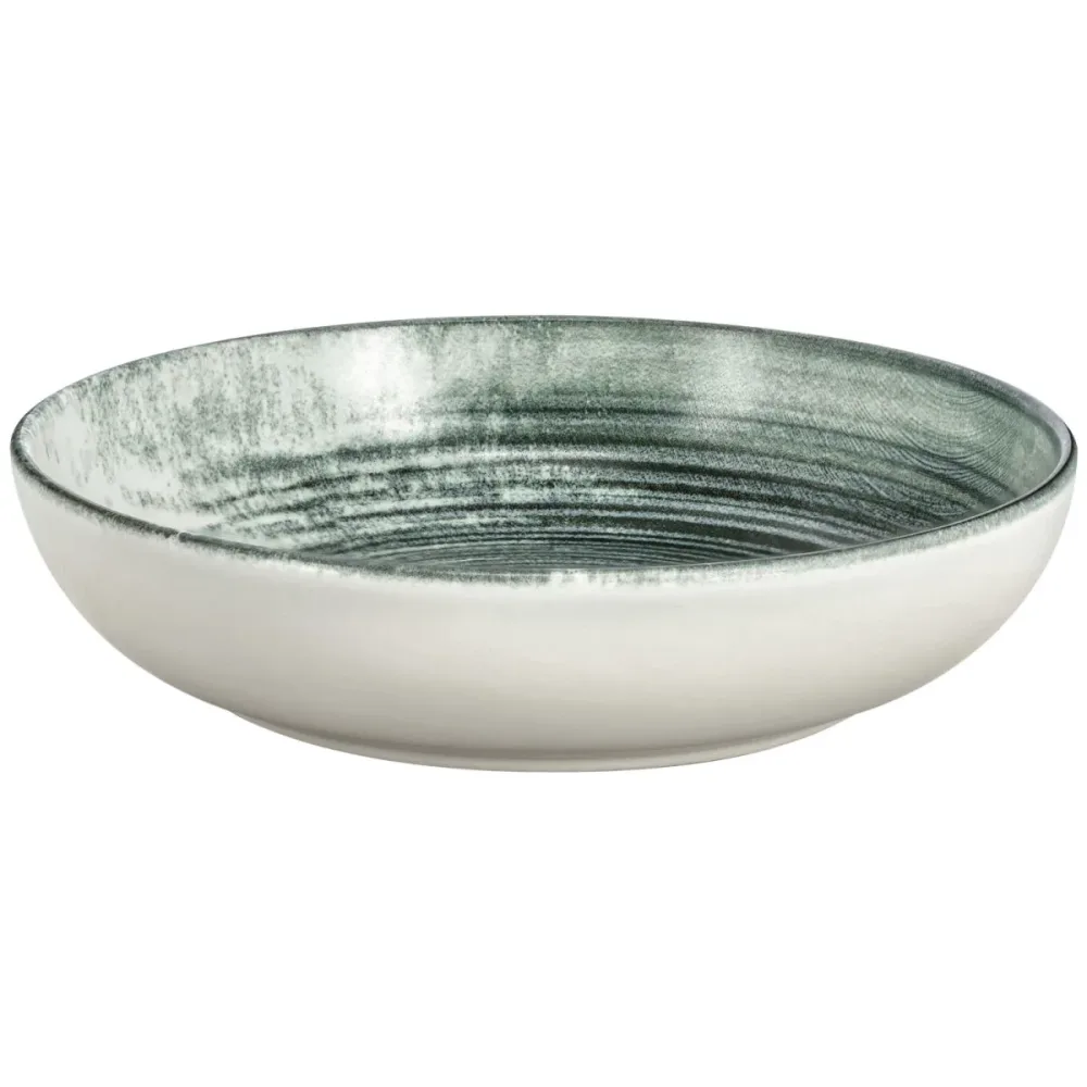 VEGA Teller Etana tief; 400 ml, 17x4 cm (ØxH); weiss/anthrazit; rund; 6 Stück / Pack