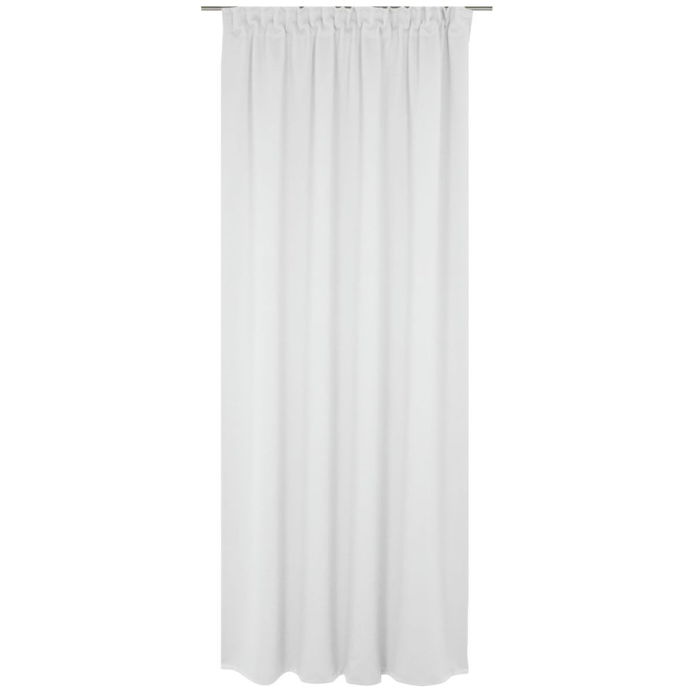 ERWIN M. Blickdichter Vorhang Opal; 132x245 cm (BxH); silber
