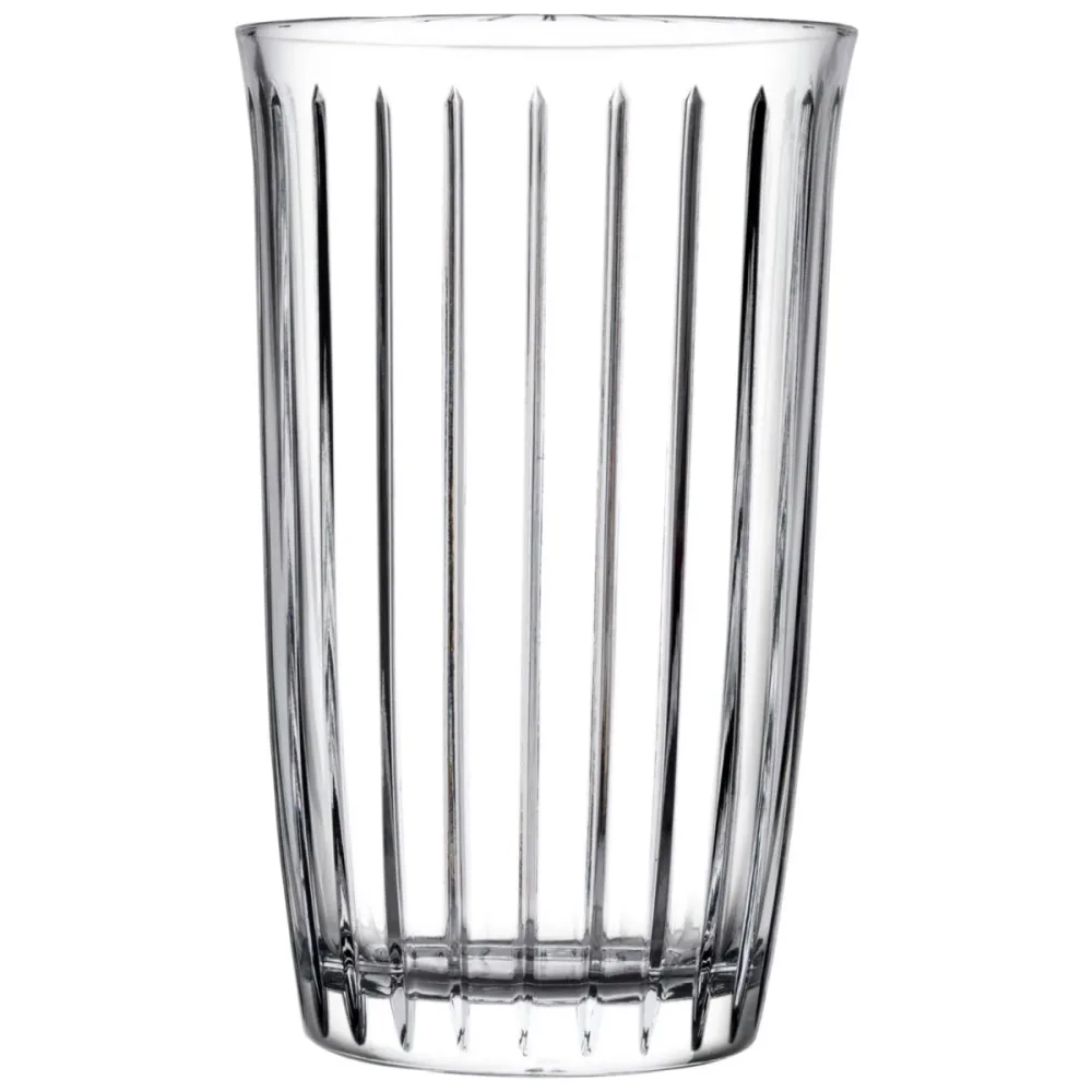 Pasabahçe Longdrinkglas Joy  mit Rillen; 295 ml, 7.85x12.3 cm (ØxH); transparent; 4 Stück / Pack