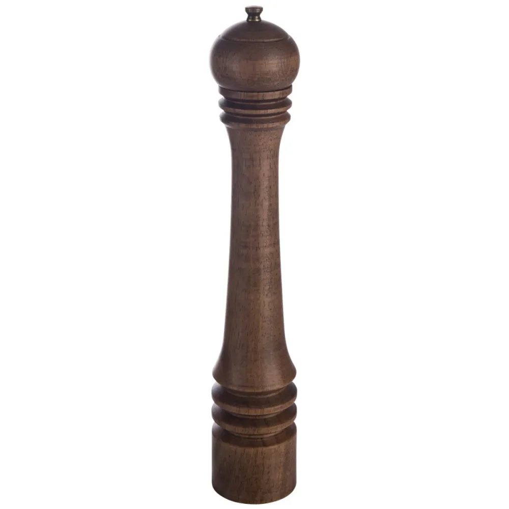 VEGA Salzmühle Leko Holz; 7x39.9 cm (ØxH); dunkelbraun