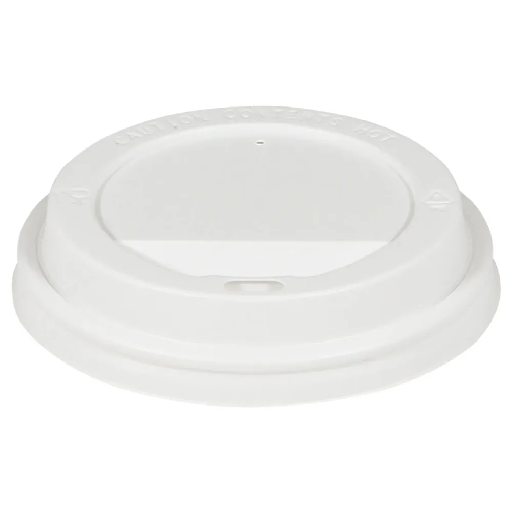 WIMEX Domdeckel für Trinkbecher To Go Cappuccino, Latte Macchiato; 9x1.8 cm (ØxH); weiss; 100 Stück / Pack